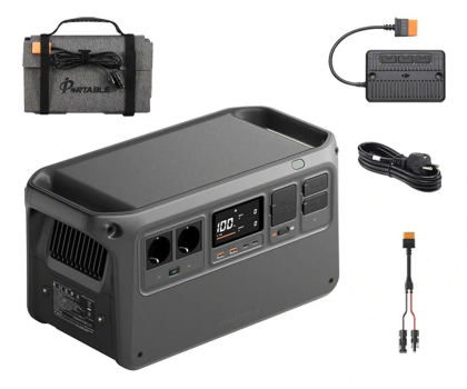 Stacja zasilania DJI Power 1000 V2 + panel 100W + MPPT